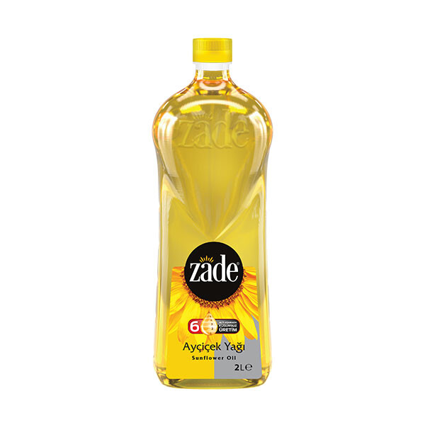 Zade - Zade Ayçiçek Yağı 2 Litre Pet Şişe
