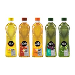 Zade - Zade Ayçiçek Yağı - Zeytinyağı - Mısır Yağı - Fıstık Yağı Tanışma Avantaj Paketi - 5 Litre Zade - Zade Ayçiçek Yağı - Zeytinyağı - Mısır Yağı - Fıstık Yağı Tanışma Avantaj Paketi - 5 Litre