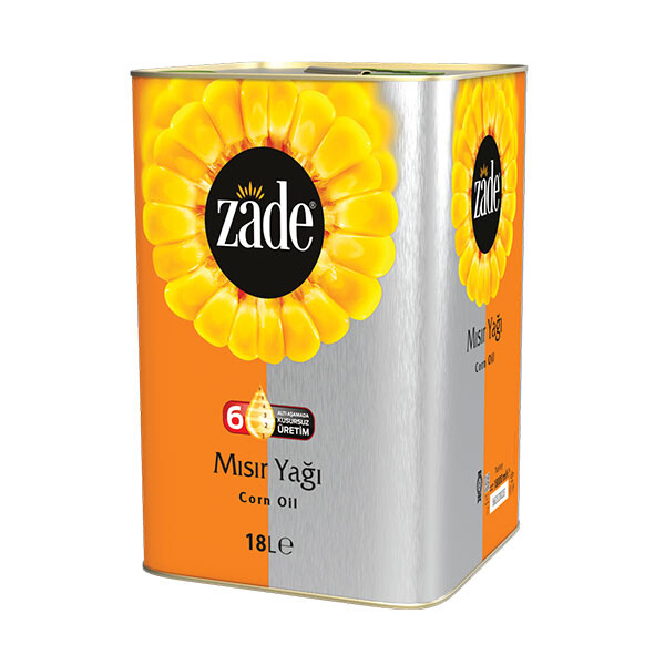 Zade - Zade Mısır Yağı 18 Litre Teneke