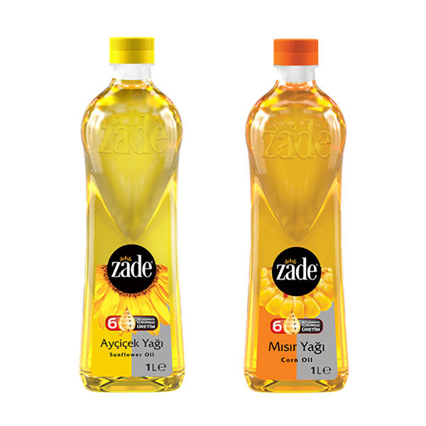 Zade Mısır ve Ayçiçek Özel Tanışma Paketi - 2 Litre (1 lt Mısır Yağı + 1 lt Ayçiçek Yağı)