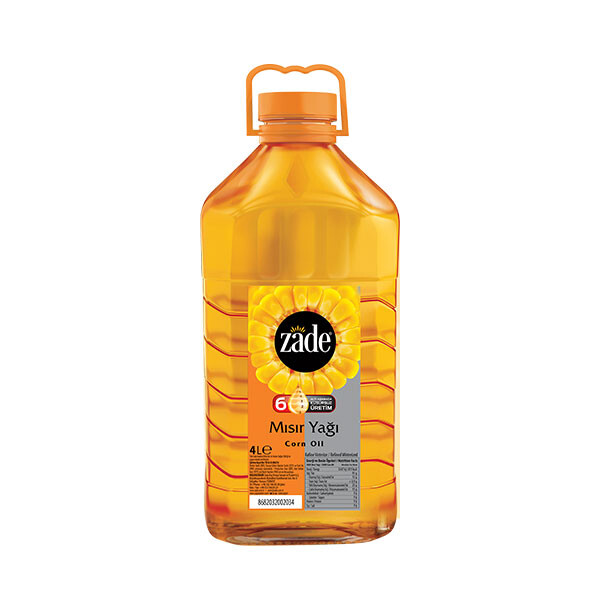 Zade - Zade Mısır Yağı 4 Litre Pet Şişe