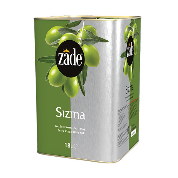 Zade - Zade Natürel Sızma Zeytinyağı 18 Litre Teneke Zade - Zade Natürel Sızma Zeytinyağı 18 Litre Teneke