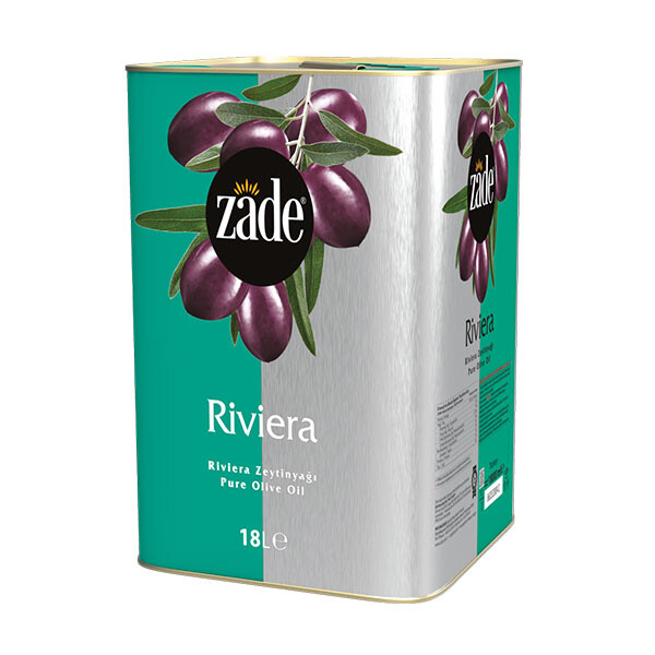 Zade - Zade Riviera Zeytinyağı 18 Litre Teneke Zade - Zade Riviera Zeytinyağı 18 Litre Teneke