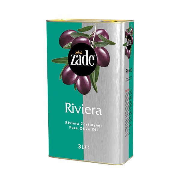 Zade Riviera Zeytinyağı 3 Litre Teneke