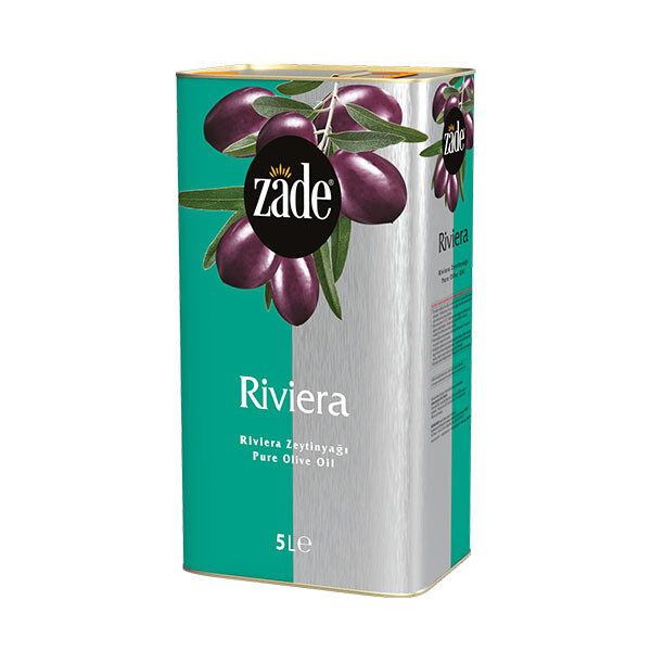 Zade - Zade Riviera Zeytinyağı 5 Litre Teneke Zade - Zade Riviera Zeytinyağı 5 Litre Teneke