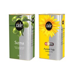 Zade - Zade Sızma Zeytinyağı ve Ayçiçek Yağı Avantaj Paketi - 10 Litre Zade - Zade Sızma Zeytinyağı ve Ayçiçek Yağı Avantaj Paketi - 10 Litre
